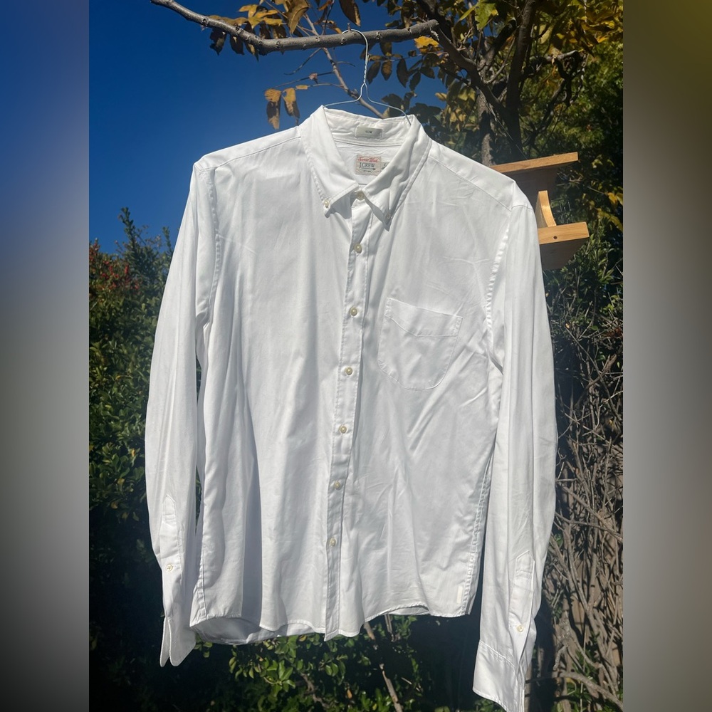 Classic White Men's Shirt